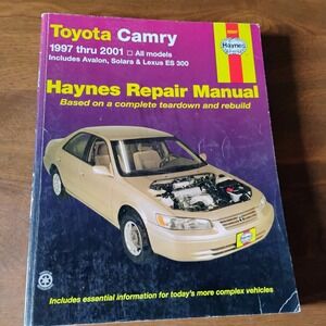 Haynes Toyota Camry Workshop Repair Manual 1997-2001 Avalon Solara Lexus ES 300